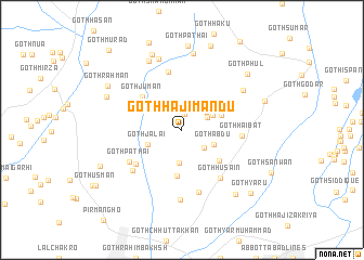 map of Goth Hāji Mandu