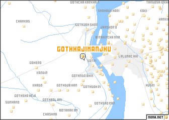 map of Goth Hāji Manjhu