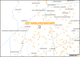 map of Goth Hāji Mewa Khān