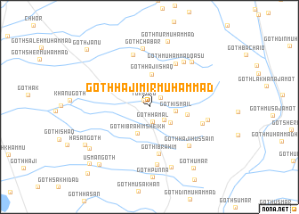 map of Goth Hāji Mīr Muhammad