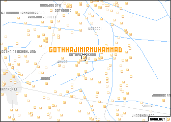 map of Goth Hāji Mīr Muhammad