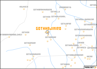 map of Goth Hāji Mīro