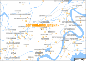 map of Goth Hāji Molen Shāh