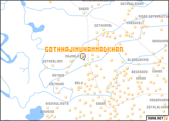 map of Goth Hāji Muhammad Khān