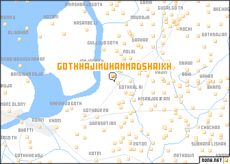 map of Goth Hāji Muhammad Shaikh