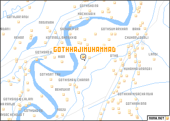 map of Goth Hāji Muhammad
