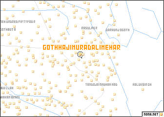 map of Goth Hāji Murād Ali Mehar