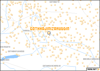 map of Goth Hāji Nizāmuddīn