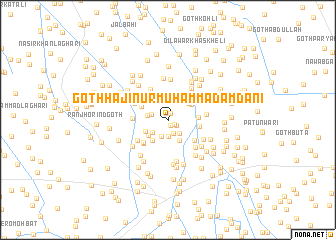 map of Goth Hāji Nūr Muhammad Amdāni