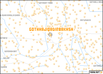 map of Goth Hāji Qādir Bakhsh