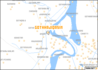 map of Goth Hāji Qāsim