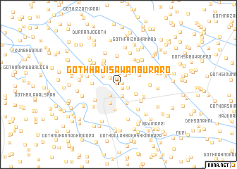map of Goth Hāji Sāwan Buraro