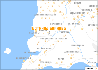 map of Goth Hāji Shāh Beg
