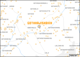 map of Goth Hāji Shaikh