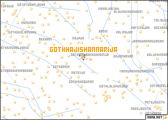 map of Goth Hāji Shān Nārīja