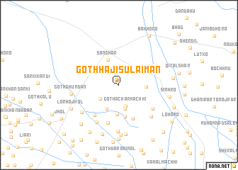 map of Goth Hāji Sulaimān