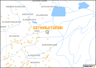 map of Goth Hāji Turābi