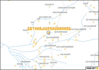 map of Goth Hāji Urs Muhammad