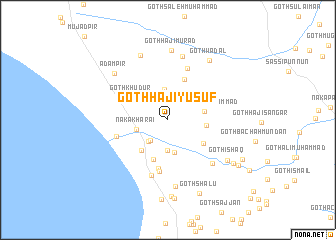 map of Goth Hāji Yūsuf