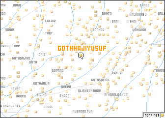 map of Goth Hāji Yūsuf