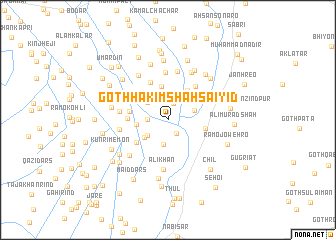 map of Goth Hakīm Shāh Saiyid
