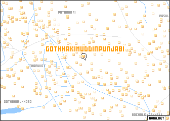 map of Goth Hakīmuddin Punjābi