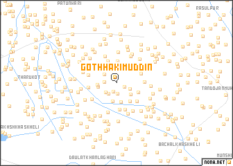 map of Goth Hakīmuddin