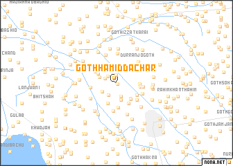 map of Goth Hamīd Dachar