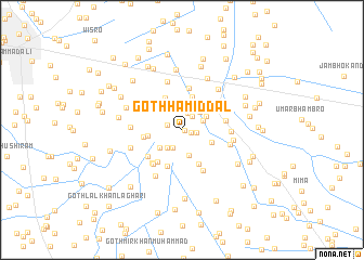 map of Goth Hamīd Dal