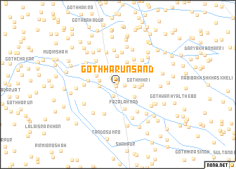 map of Goth Hārūn Sānd