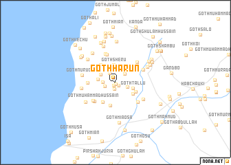 map of Goth Hārūn