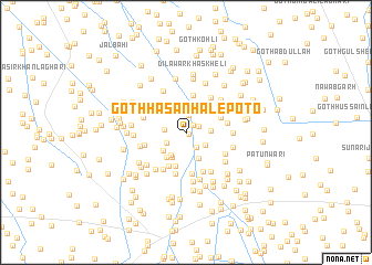 map of Goth Hasan Hāle Poto