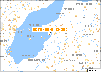 map of Goth Hāshim Khoro