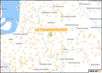 map of Goth Hāshim Unar
