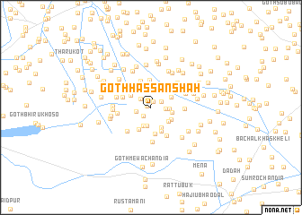 map of Goth Hassan Shāh