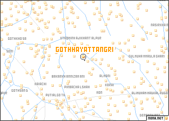 map of Goth Hayāt Tangri