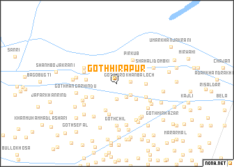 map of Goth Hīrapur