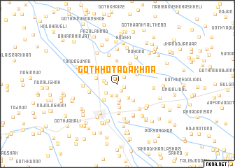 map of Goth Hota Dakhna