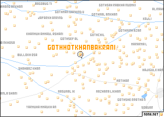 map of Goth Hot Khān Bakrāni