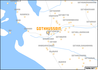 map of Goth Hussain