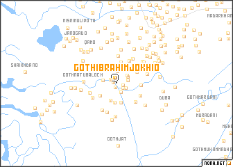 map of Goth Ibrāhim Jokhio