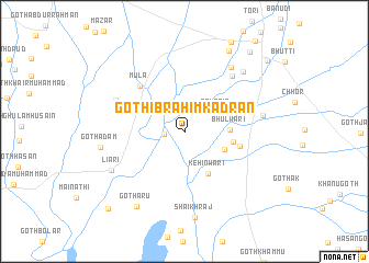 map of Goth Ibrāhim Kadrān