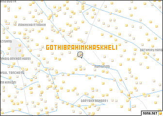 map of Goth Ibrāhīm Khāskheli