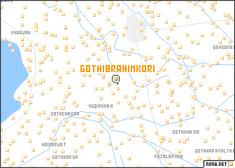 map of Goth Ibrāhīm Kori