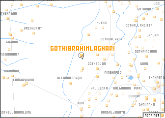 map of Goth Ibrāhīm Laghāri