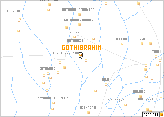 map of Goth Ibrāhīm