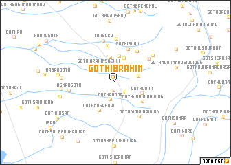 map of Goth Ibrāhim