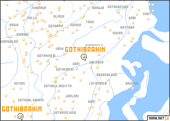 map of Goth Ibrāhīm