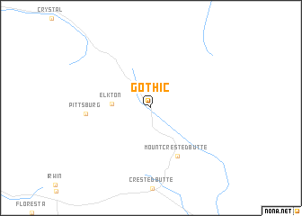 map of Gothic