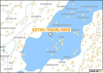 map of Goth Ilyās Kalhoro